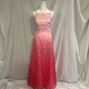 Morgan & Co. Pink Floral Maxi Dress